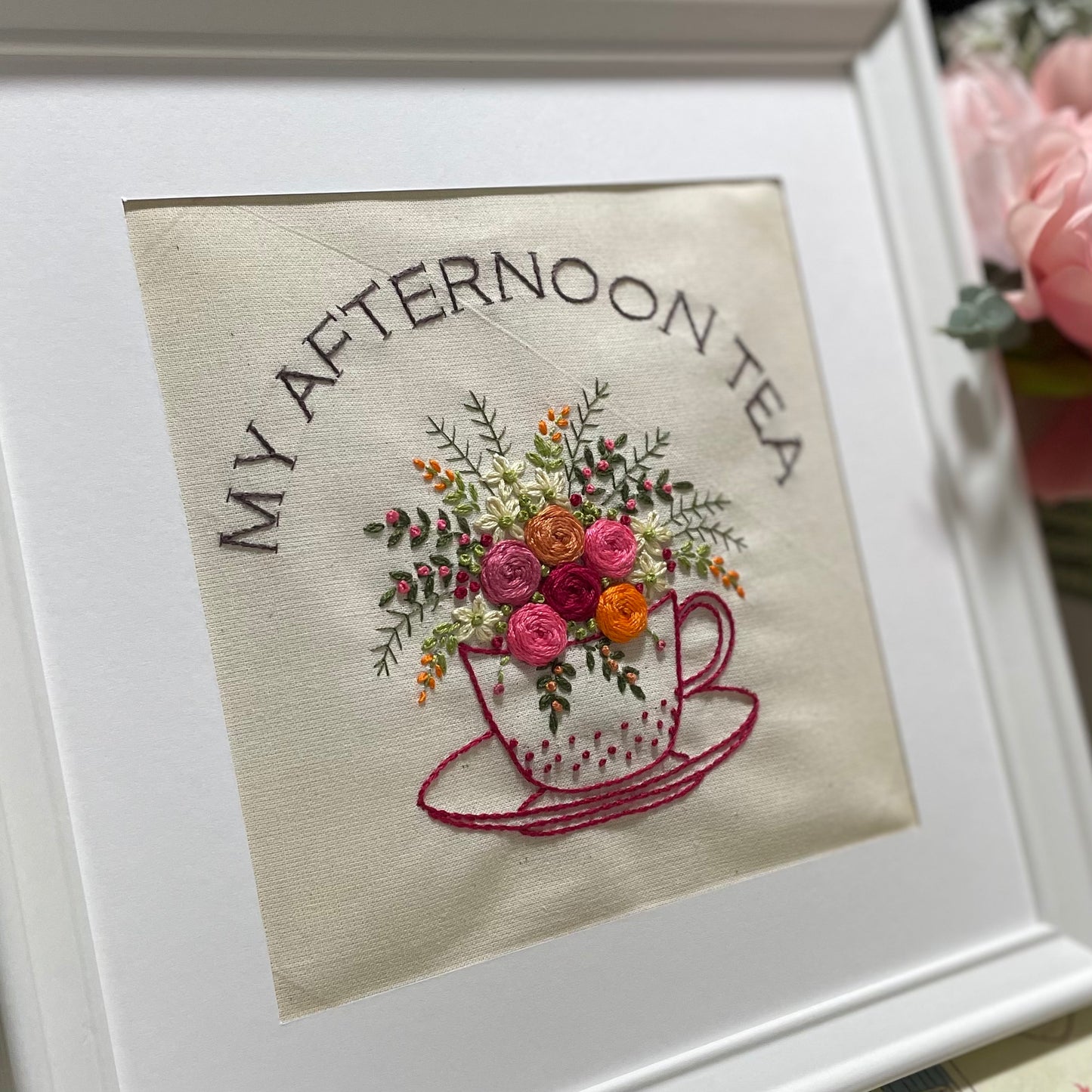 "My Afternoon Tea" Embroidery Kit