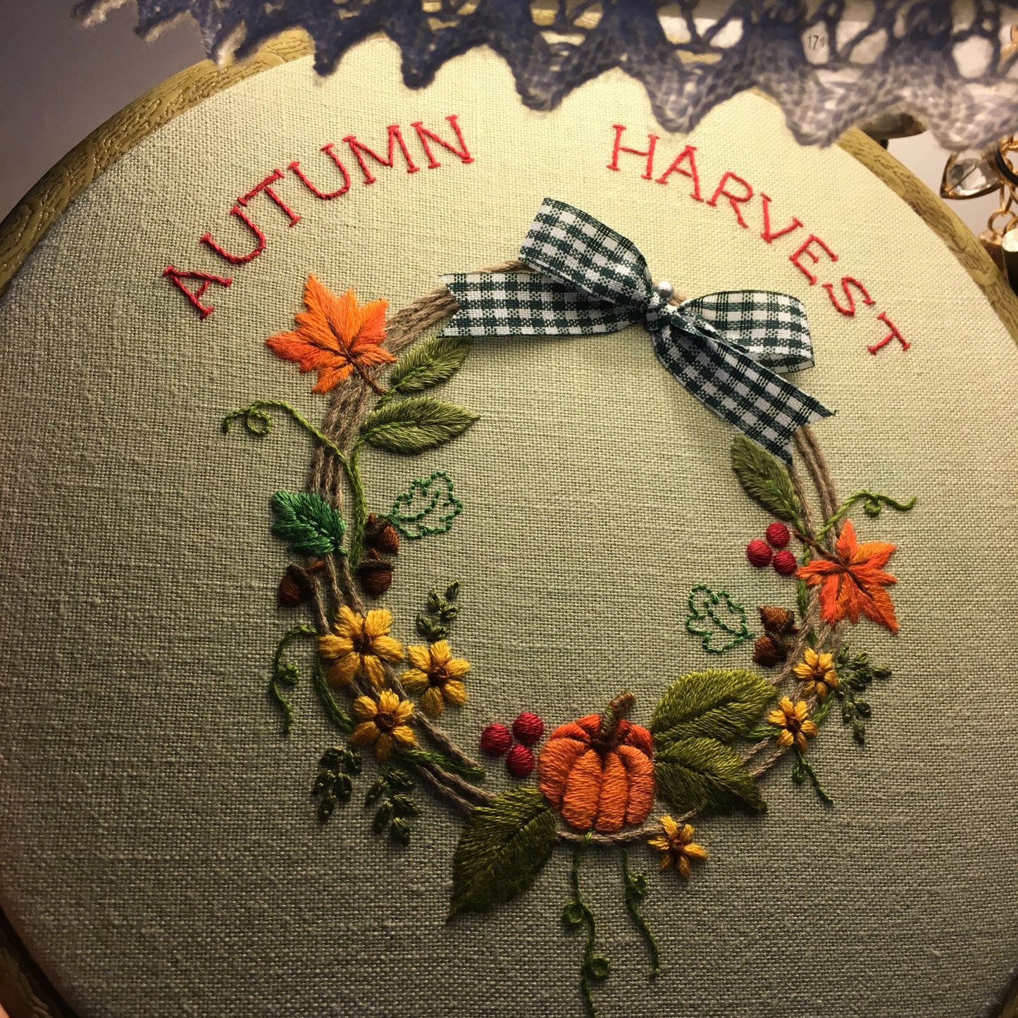 Four Seasons Series: "Autumn Harvest" Embroidery Kit