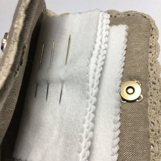 "Thistle & Berries" Needlebook Embroidery Kit