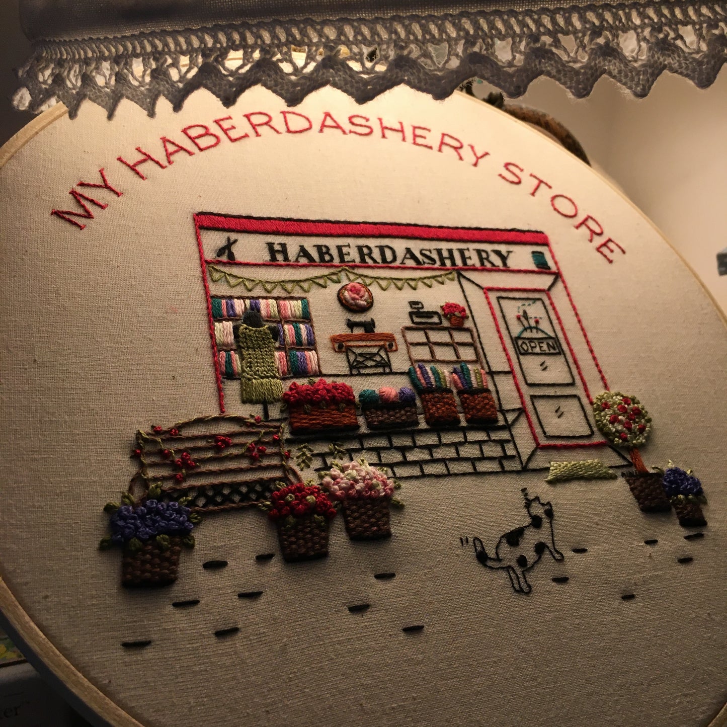 Storefront Series- "My Haberdashery Store" Embroidery Kit