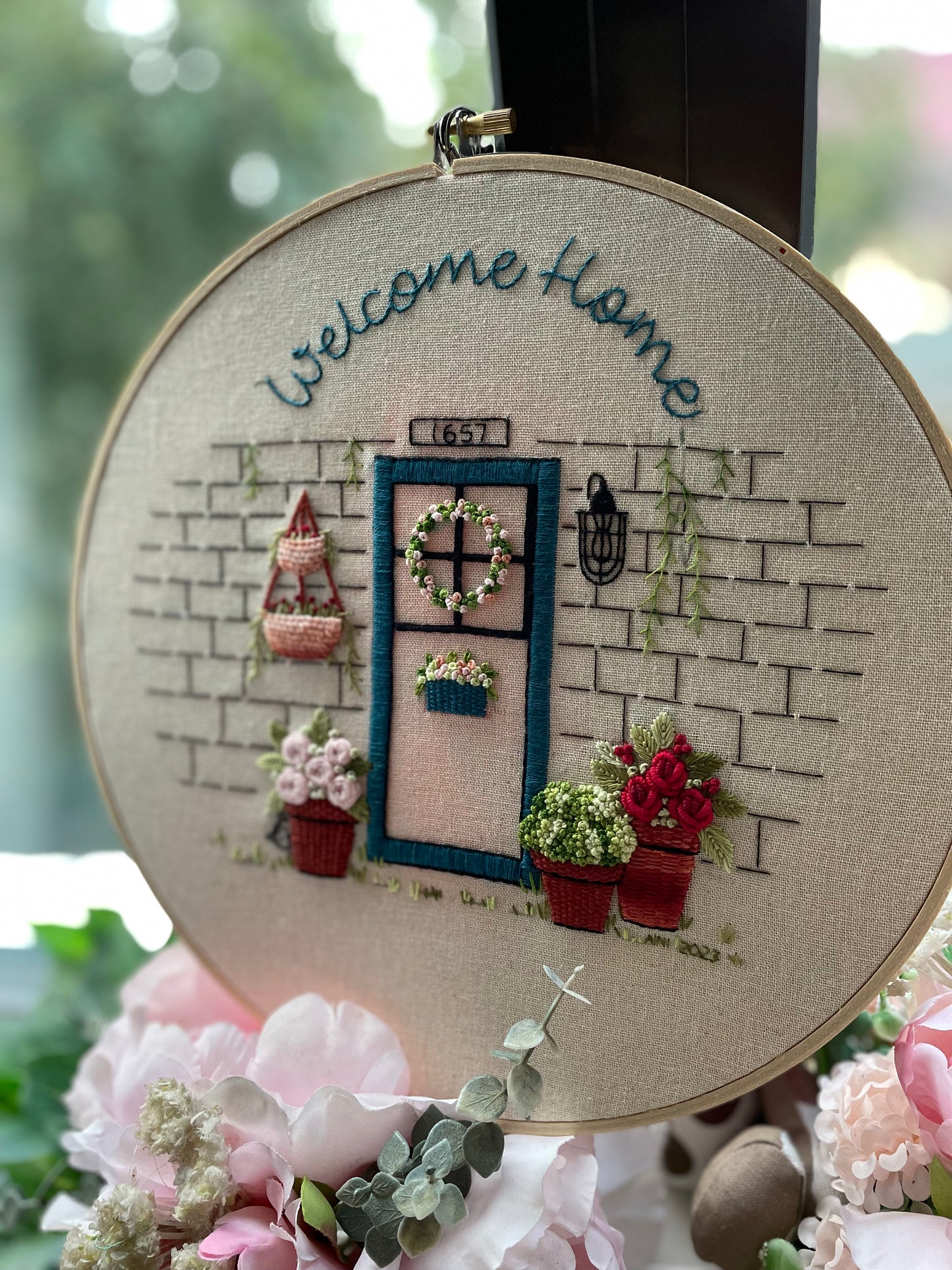 Stitch Garden Series - "Welcome Home" Embroidery Kit
