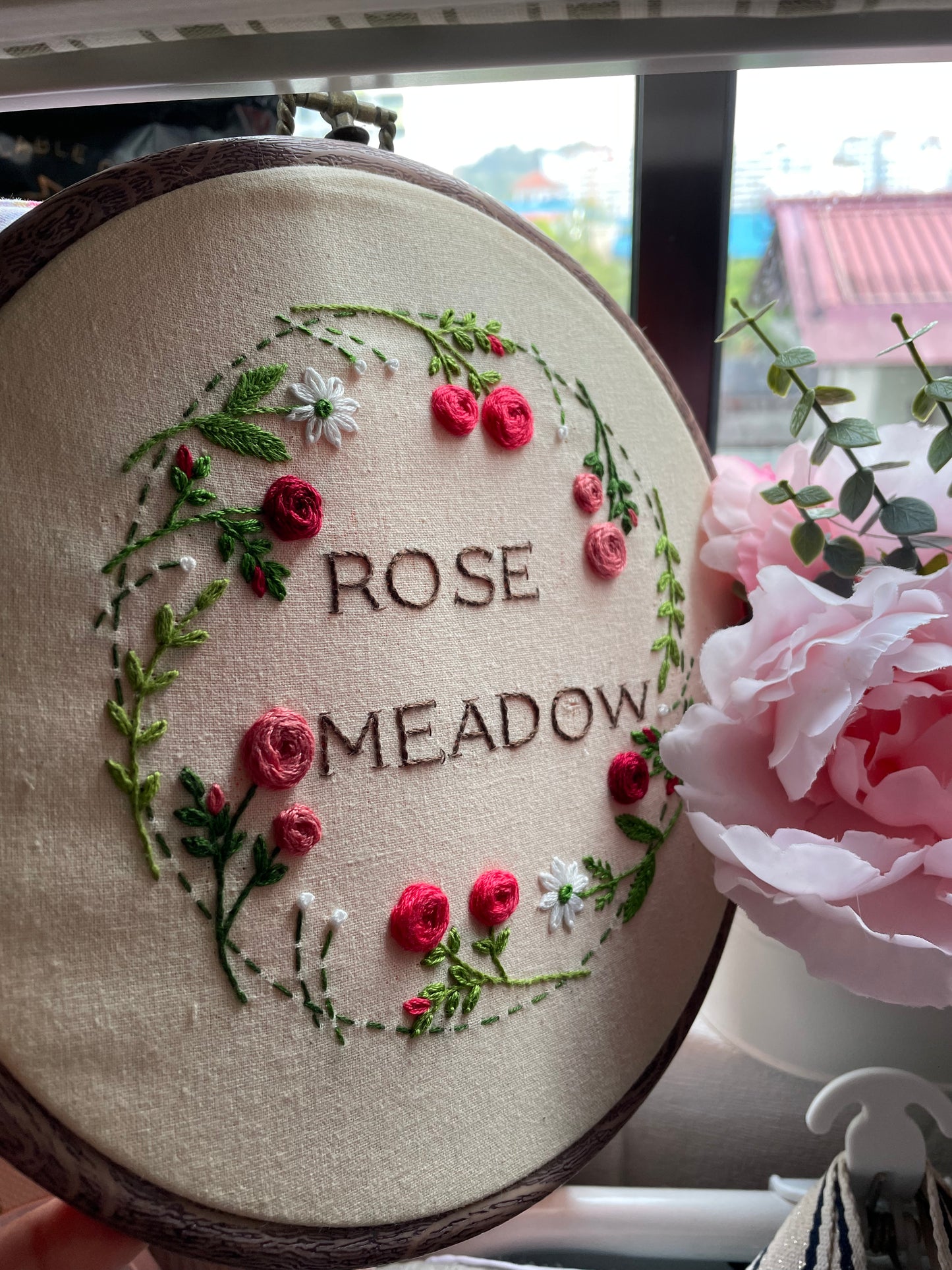 "Rose Meadows" Embroidery Kit
