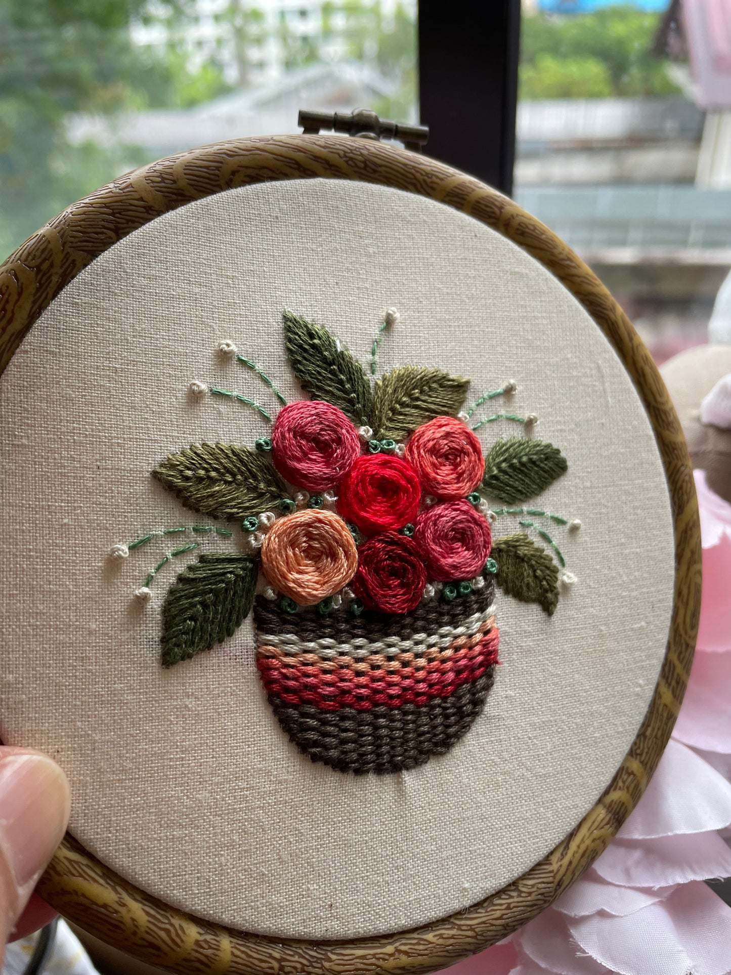 "Autumn Blooms in a Basket" - November Shades of the Month